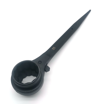 Enlaces dobles 50mm 55mm andamios reversible Podger Ratchet eje forjado Spud llave de tracción