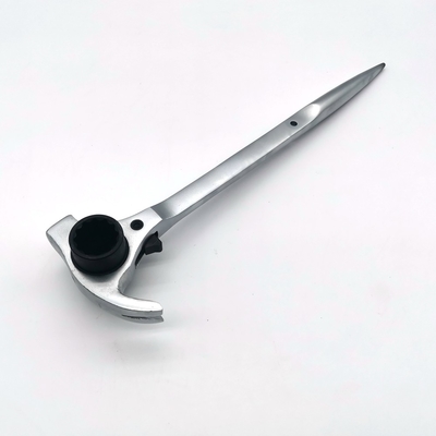 llave inglesa de martillo 4 en 1 andamio podger ratchet 19x22mm Spud ratchet con martillo de garra