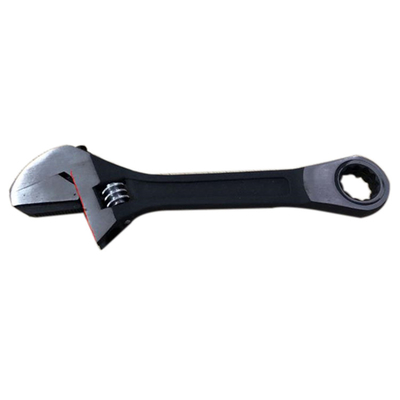 Llave de cruce ajustable de color negro Mandíbula removible reversible de 1 1/2 pulgadas llave de tubería de 22 mm