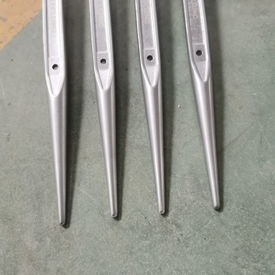 Colores de plata de la construcción de las llaves 19 x 22 mm 3/4 "x 7/8" de punta afilada de la manija cónica para el andamio de la llave ratchet