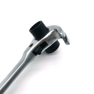 llave inglesa de martillo 4 en 1 andamio podger ratchet 19x22mm Spud ratchet con martillo de garra