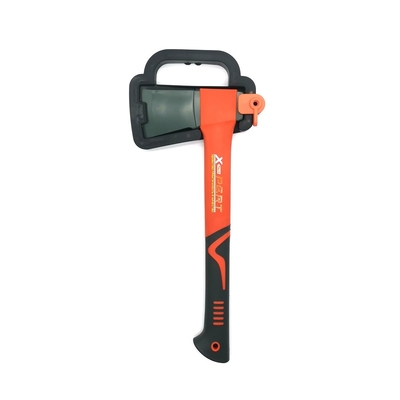 Cabeza de corte hacha de acero hacha de escape libre 15,4" larga cabeza de cuña de 800g con agarre hueco para acampar