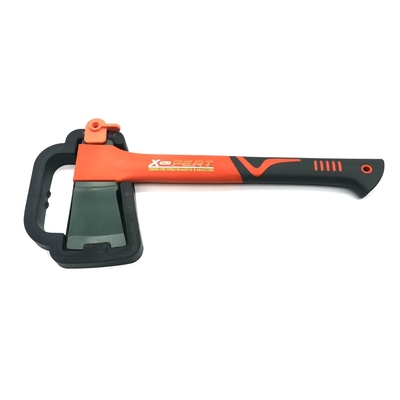 Cabeza de corte hacha de acero hacha de escape libre 15,4" larga cabeza de cuña de 800g con agarre hueco para acampar