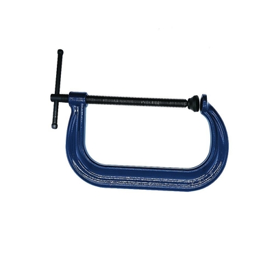 Clamparas de acero totalmente forjado tipo C, 6 pulgadas G con acabado de pintura en polvo para fabricación de soldadura