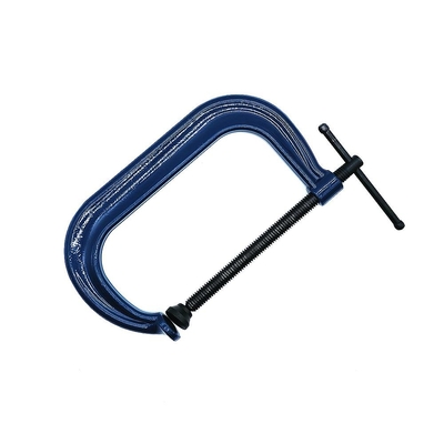 Clamparas de acero totalmente forjado tipo C, 6 pulgadas G con acabado de pintura en polvo para fabricación de soldadura