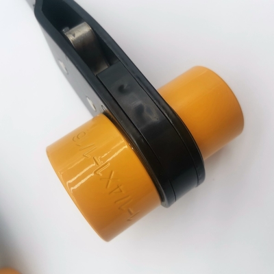 Venta caliente USA Lineman llave inglesa herramienta de perno a través de llave de enchufe de dos tamaños con mango de agarre suave