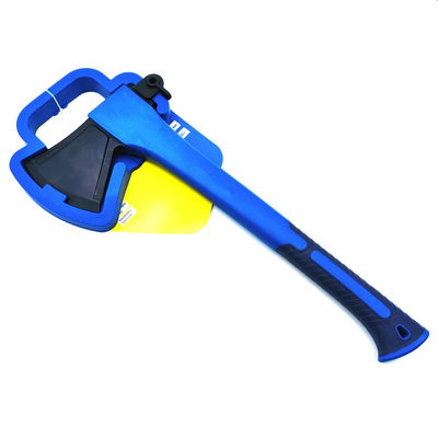 Cuchilla afilada Hacha de fibra de vidrio fuerte 18 &quot;Hacha de acero forjado mediano con diseño de maul de división y funda de colgador para trabajos al aire libre