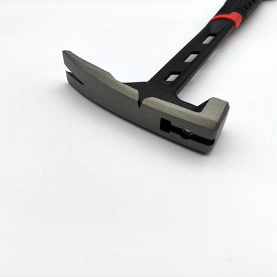 Martillo de marcado profesional de alto carbono forjado 19 oz cara cuadrada Martillo de garra con arrancador de uñas magnético y tirador para el comercio de marcado