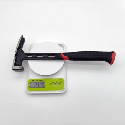 Martillo de marcado profesional de alto carbono forjado 19 oz cara cuadrada Martillo de garra con arrancador de uñas magnético y tirador para el comercio de marcado