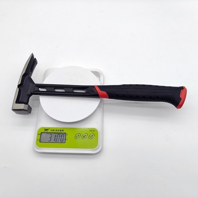 Martillo de marcado profesional de alto carbono forjado 19 oz cara cuadrada Martillo de garra con arrancador de uñas magnético y tirador para el comercio de marcado