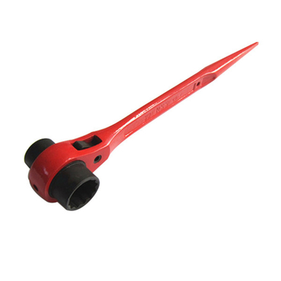 Herramientas para el apareamiento de andamios en polvo con enchufes dobles de 19 mm 21 mm de mango recto Podger Ratchet Spanner