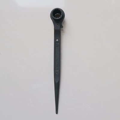 Herramientas para el apareamiento de andamios en polvo con enchufes dobles de 19 mm 21 mm de mango recto Podger Ratchet Spanner