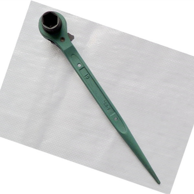 Herramientas para el apareamiento de andamios en polvo con enchufes dobles de 19 mm 21 mm de mango recto Podger Ratchet Spanner