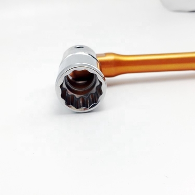 Manija de póquer de aluminio Cr-V Socket de acero 7/16in 21mm Swingover Scaffold Spanners para el Reino Unido Emiratos Árabes Unidos