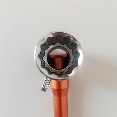 Manija de póquer de aluminio Cr-V Socket de acero 7/16in 21mm Swingover Scaffold Spanners para el Reino Unido Emiratos Árabes Unidos