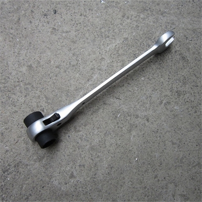 Clave de rodillo de acero plata de tres tamaños en uno 19mm 22mm 3/4" 7/8" llave de conexión con 22mm de extremo abierto para EE.UU.