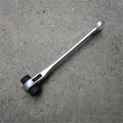 Clave de rodillo de acero plata de tres tamaños en uno 19mm 22mm 3/4" 7/8" llave de conexión con 22mm de extremo abierto para EE.UU.