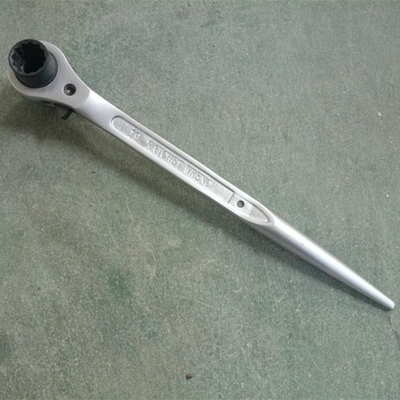 Peso ligero Torsión alta Negro fosfato CrV Acero llave de doble toma 19mm 22mm Podger Ratchet llave de escalón Ratchet