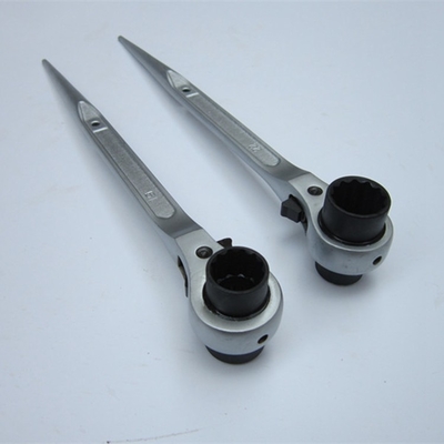 Rápido Reverso Alta resistencia 19mm 22mm andamio Podger llave de crujido 315mm Larga llave de crujido de peso ligero