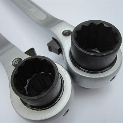 Rápido Reverso Alta resistencia 19mm 22mm andamio Podger llave de crujido 315mm Larga llave de crujido de peso ligero