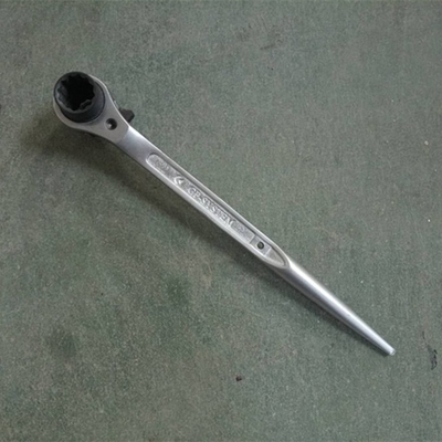 Rápido Reverso Alta resistencia 19mm 22mm andamio Podger llave de crujido 315mm Larga llave de crujido de peso ligero