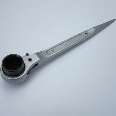 Herramientas de mano 19mm 22mm 3/4 7/8 12 puntos de doble extremo de conexión con llave de crujido Podger andamio llave de crujido
