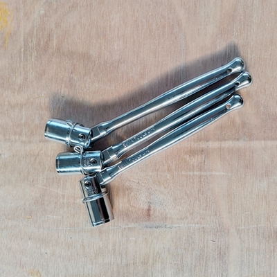 Venta caliente Reino Unido andamios Herramientas de mano poker mango Swingover socket spanner 21mm 12 puntos material CrV