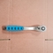llave de crujido de trabajo pesado manija de manivela con agarre suave 1/2 en 90 dientes llave de crujido