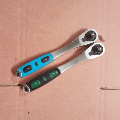 Mano de la llave de crujido de trabajo pesado masculino 12.5mm/sq Drive 250mm 90 llave de crujido de dientes
