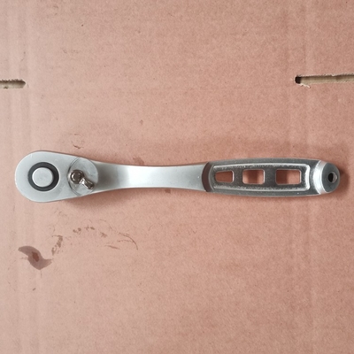 Mano de la llave de crujido de trabajo pesado masculino 12.5mm/sq Drive 250mm 90 llave de crujido de dientes
