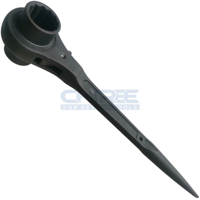 Clave de tracción de construcción de color negro 32 x 36 mm 450 mm llave de tracción de mango de podger para herramientas de andamios