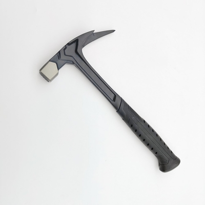 Martillo de techo de acero 600g Forjado totalmente con una sola garra Soportador de clavos magnéticos Tirador de clavos laterales de fibra de vidrio de caucho OEM para techos