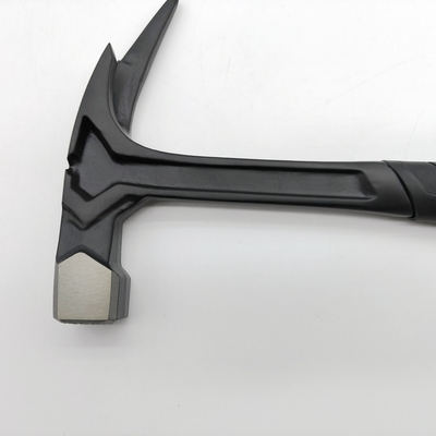 Martillo de tornillo de tipo Picard de 600g totalmente forjado Martillo de reducción de choques de techo con magnetismo Frito cara lateral tirando de clavos para techadores
